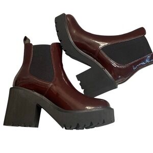 Dirty Laundry Wine Yikes Chelsea Boots Women's 8